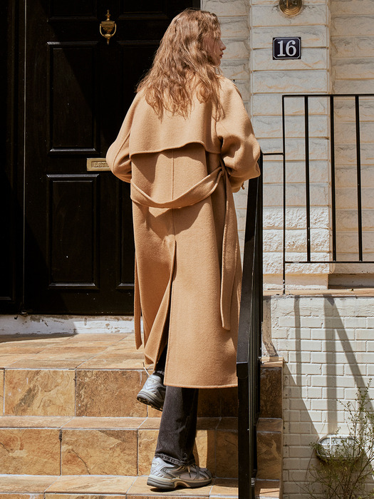 Cashmere blended handmade coat (2color)