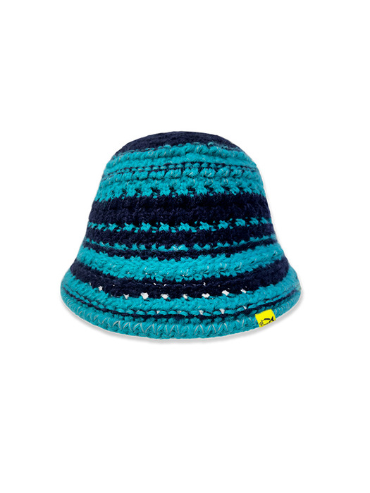 KNITTING BUCKET HAT _ GREEN