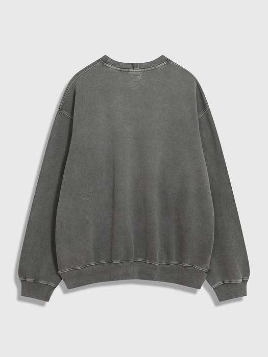 Garments Dyed Sweatshirt (Gray)