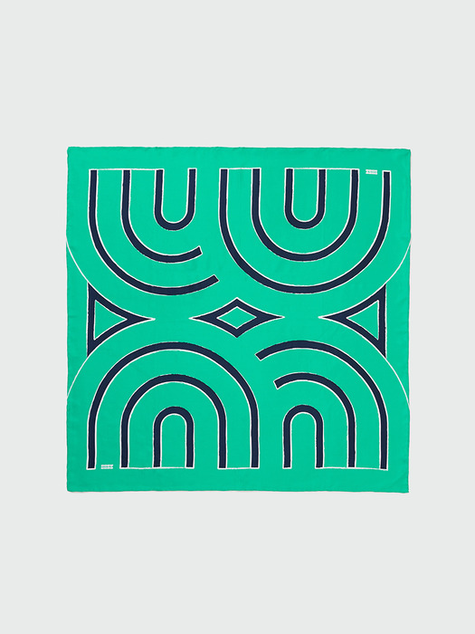 YUE Logo Scarf - Green