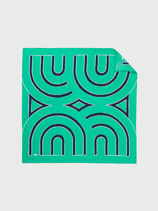 YUE Logo Scarf - Green