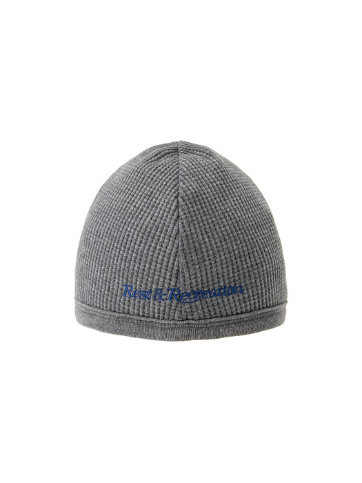 RR RIB JERSEY BEANIE - GREY