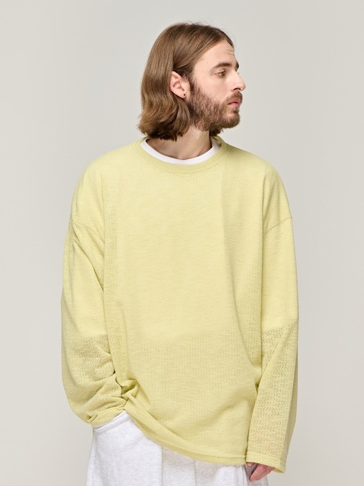 CB PASTEL OVER KNIT (YELLOW)