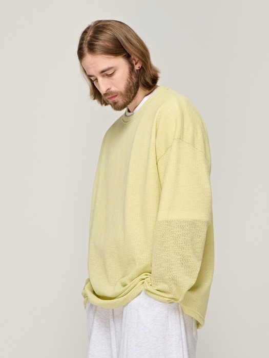CB PASTEL OVER KNIT (YELLOW)