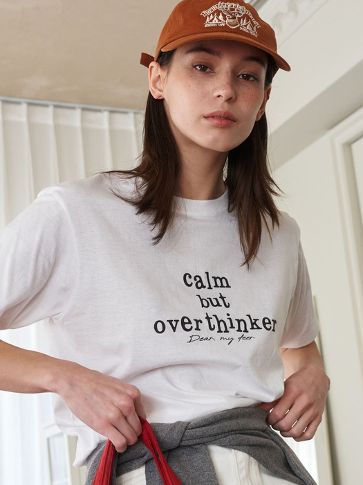 Overthinker t-shirt_ White