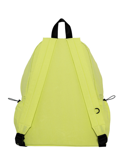 100% Recycled nylon backpack | Neon yellow