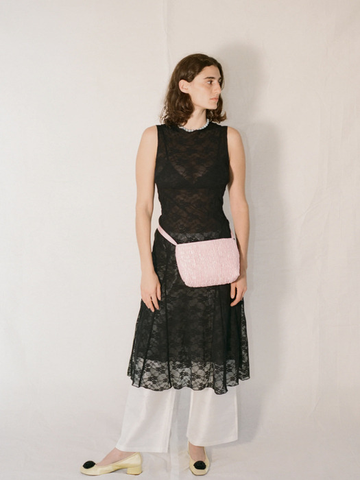 Millie Bag Ruched Light Pink - Image 2