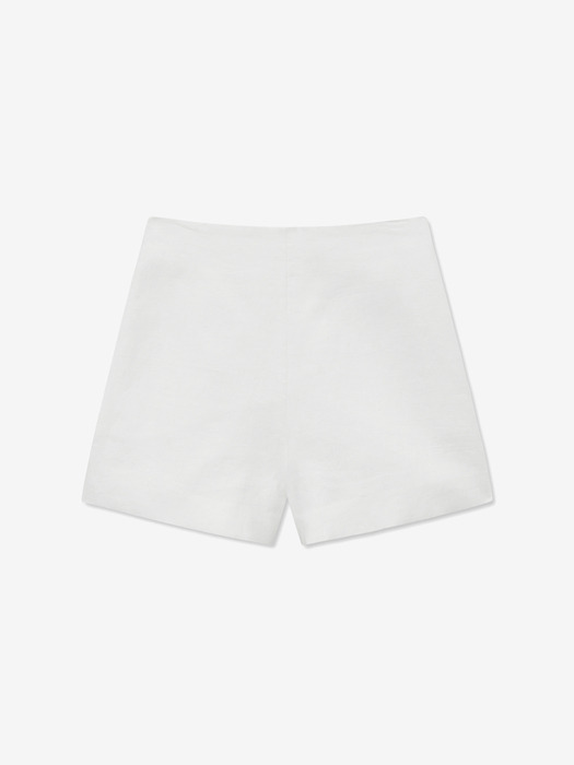 HIGHWAIST SHORT PANTS_WHITE