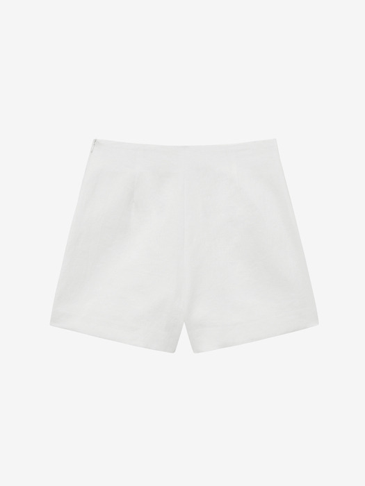 HIGHWAIST SHORT PANTS_WHITE