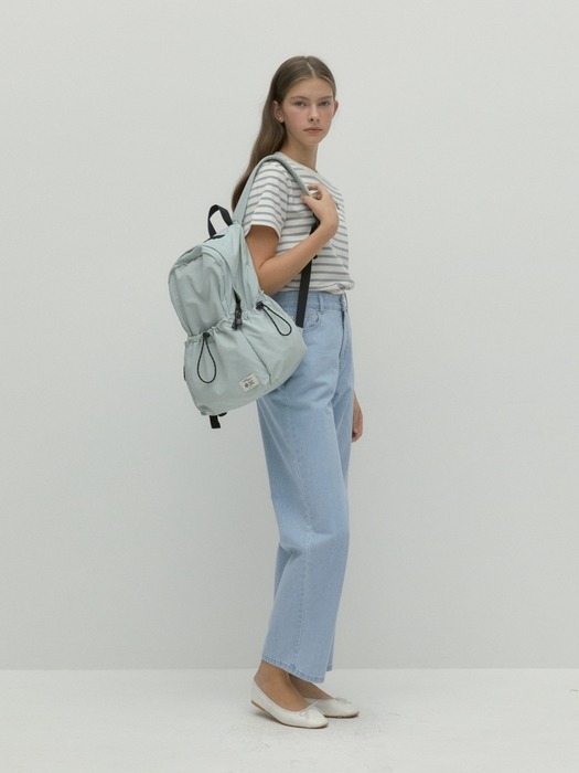 travel backpack - light blue