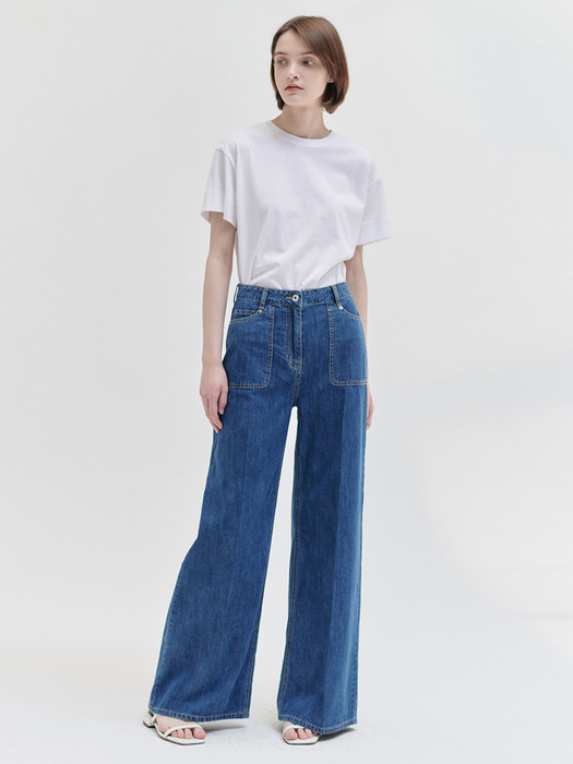 24N summer wide denim [BL]