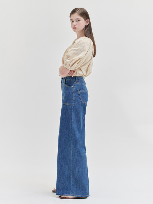 24N summer wide denim [BL]