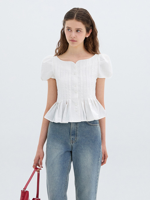 Jeanne Blouse(2color)