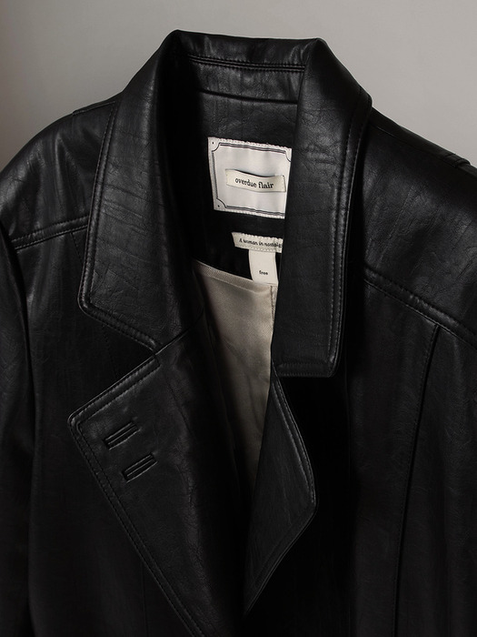 LEATHER VINTAGE OVER JACKET