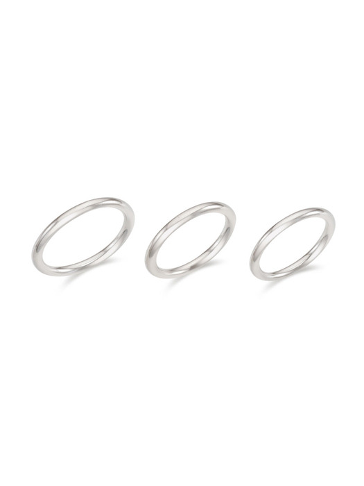 [silver925]basic layered ring