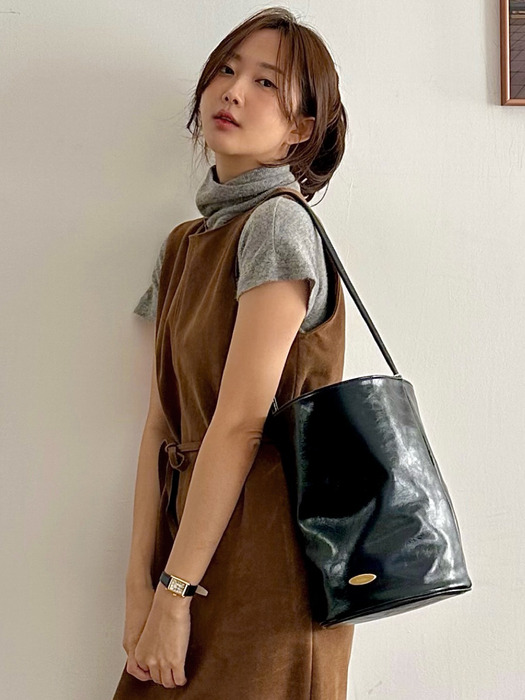 Love shoulder bag 러브 숄더백_BLACK 블랙 [파우치세트]