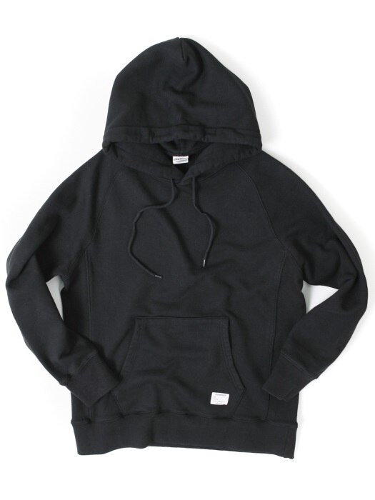 HOODED SWEAT SHIRT [BLACK]