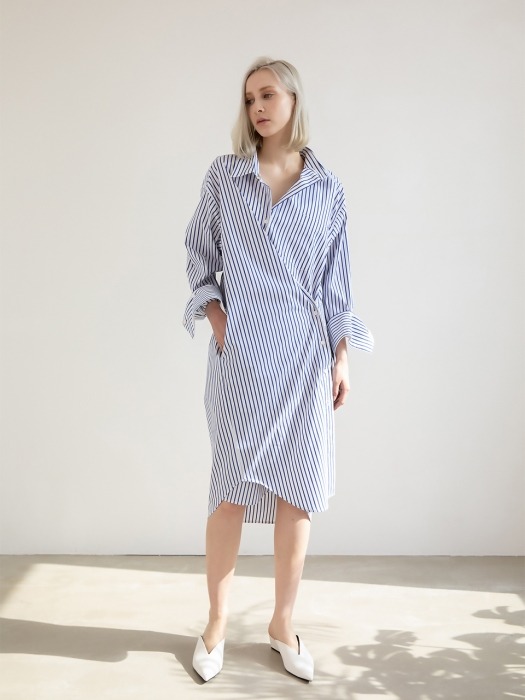 Kate Shirt Dress_stripe