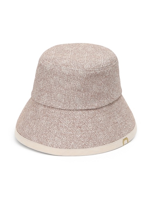 drop BUCKET / COTTON HB / LINE BEIGE