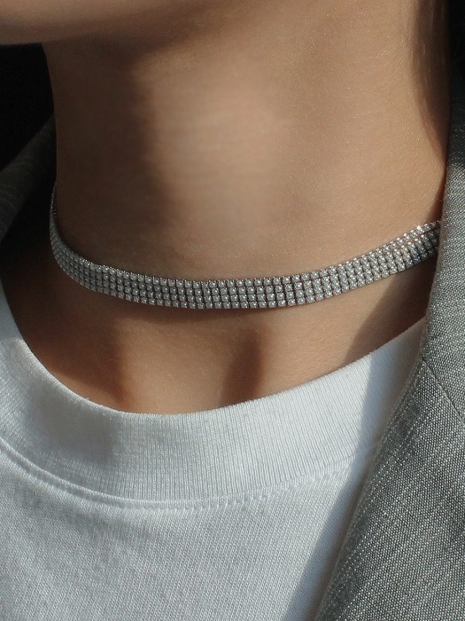 S LINE PEARL CHOCKER (2 COLORS)