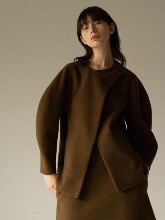 ROWE Prima wool Jacket _Khaki brown