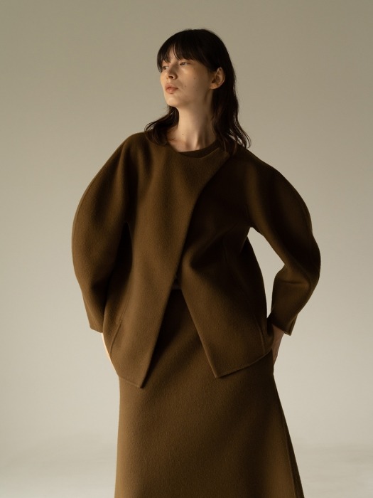 ROWE Prima wool Jacket _Khaki brown