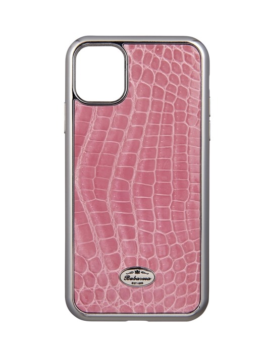 iPhone 11 pro/ iPhone 11 pro max crocodile Baby pink