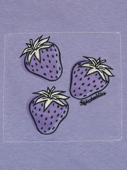 Strawberry Crop T-shirt_Purple