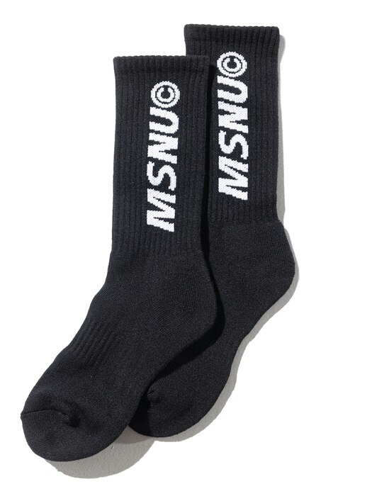 MSNU LOGO SOCKS MUZAS001-BK