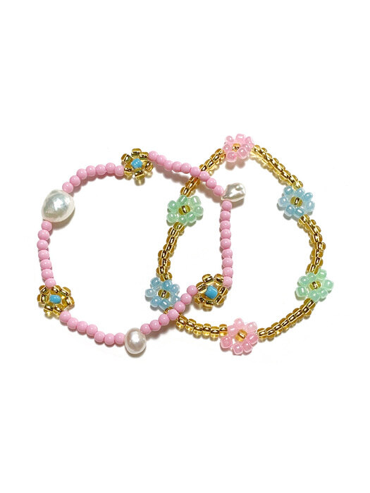 Shiny Flower Bracelet SET 105