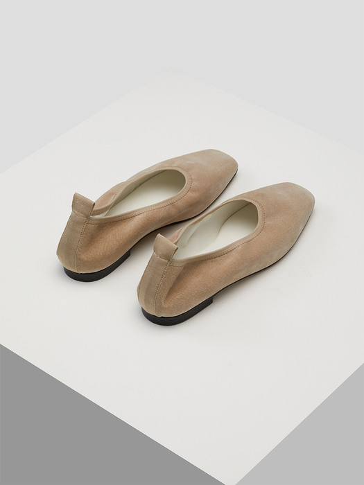 Shirring Flat_Beige