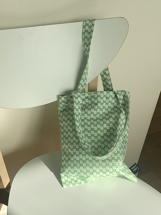 80’s green flower mini bag