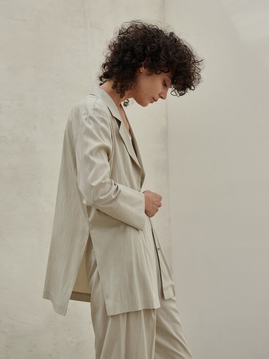 TAILORED NATURAL JACKET_MINT