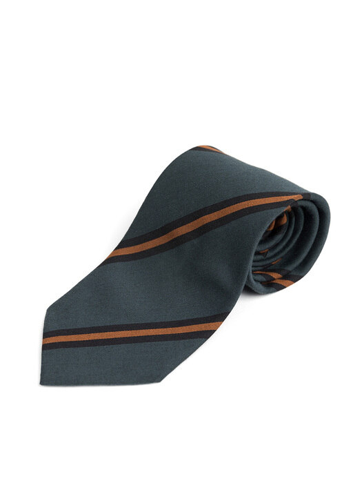 IV COTTON REGIMENTAL TIE (dark green)