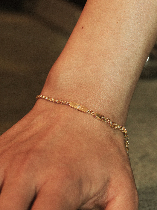 Rope chain bracelet