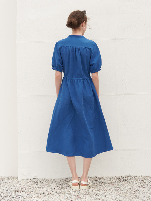 HENRY NECK STRING POINT ONEPIECE_BLUE