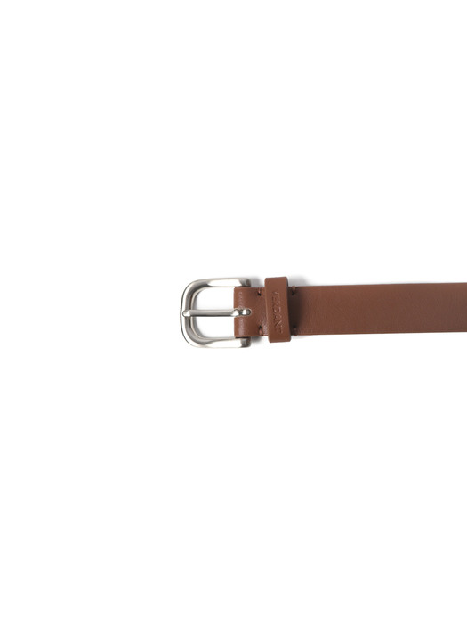 LINE BELT - TAN BROWN, SILVER