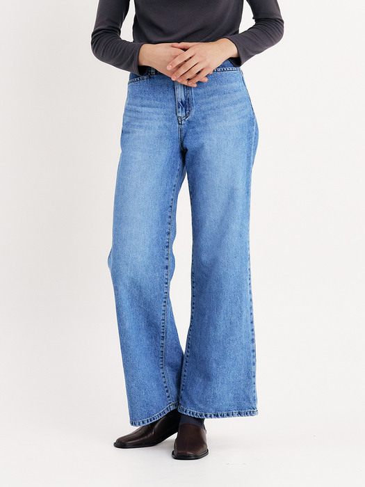 comos557 long bootcut jeans