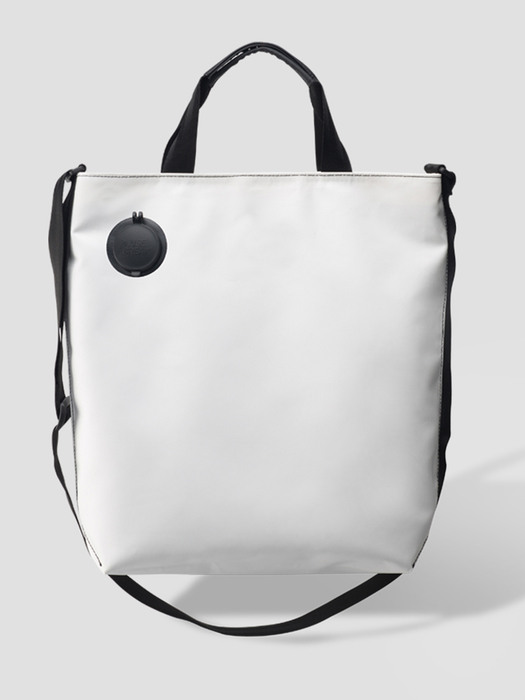 [TARP] Square Cross Bag (White)