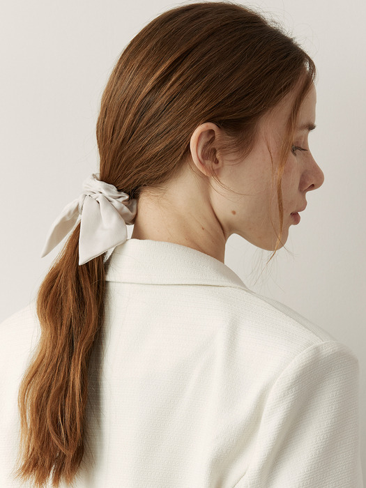 Ribbon hair scrunchie, Yumi (New colors)