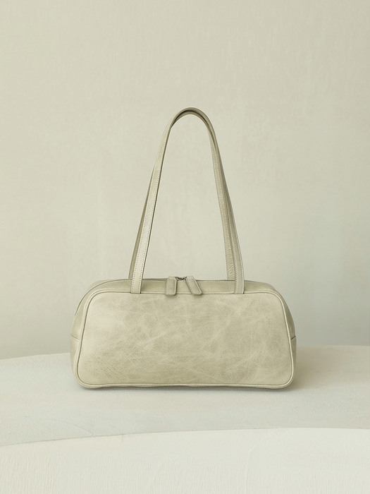 [ ITALY leather ] 프레임백 스톤 그레이 레귤러 34 frame bag stone grey regular 34