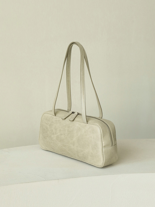 [ ITALY leather ] 프레임백 스톤 그레이 레귤러 34 frame bag stone grey regular 34