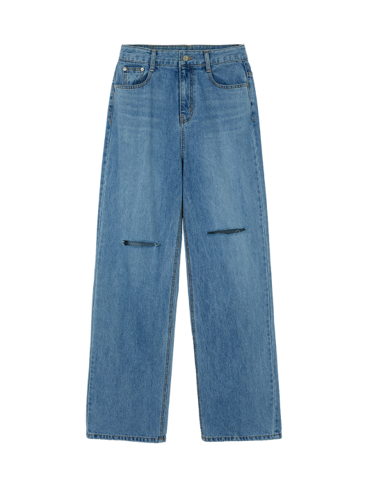 Vintage Wide Straight Jeans in Blue VJ2SL190-22