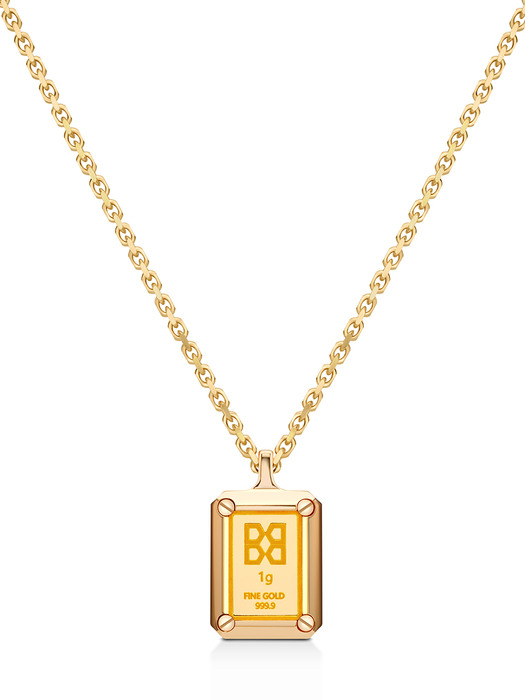Gram Gold Bar Necklace