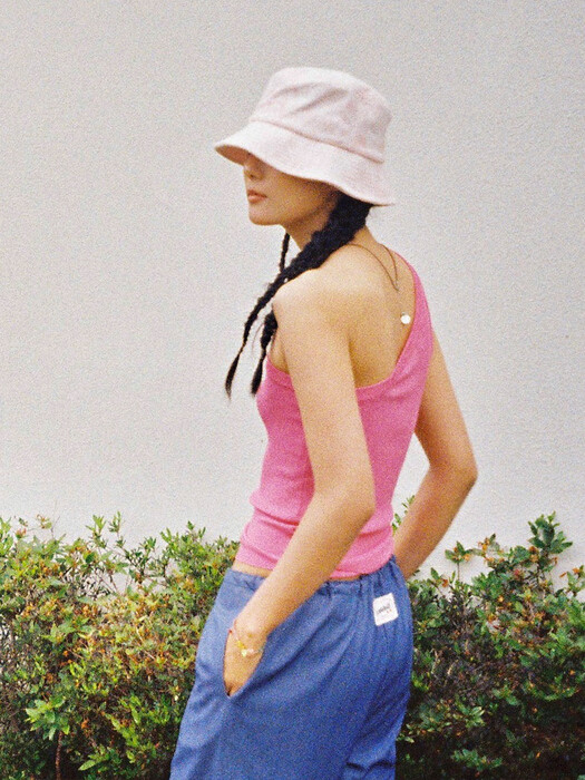 TERRY BUCKET HAT, PINK