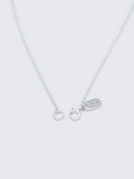 Gemma twist silver chain Necklace 젬마 꼬임 체인 실버 925 데일리 목걸이
