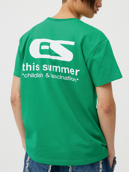 childish fascination t-shirt (green)