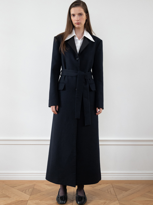 SINGLE-BREASTED MAXI WOOL COAT_TT2W005DN