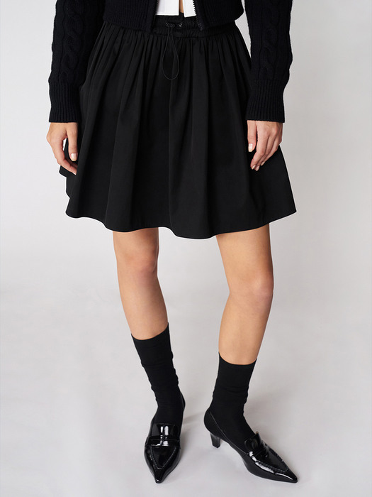 [CHA JUNG WON x GROVE] 22F/W KYLE SKIRT [BLACK]