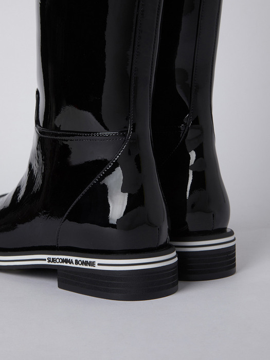 ☆韓国の人気☆【THREETIMES】☆Ribbon suede boot.s☆ Children Over Knee Boots Girl Shoes Knee Fashion Children